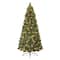 6.5ft. Pre-Lit Wall Half Artificial Christmas Tree, Clear Lights
